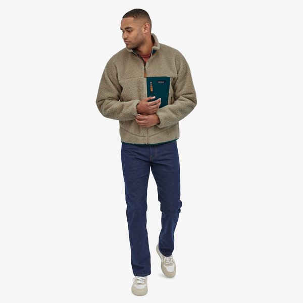 Patagonia Men's Classic Retro-X® Fleece Jacket - Pelican w/Dark
