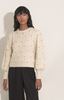 Eleven Six Knits ZARIA SWEATER - IVORY/BEADS  - Thumbnail 4