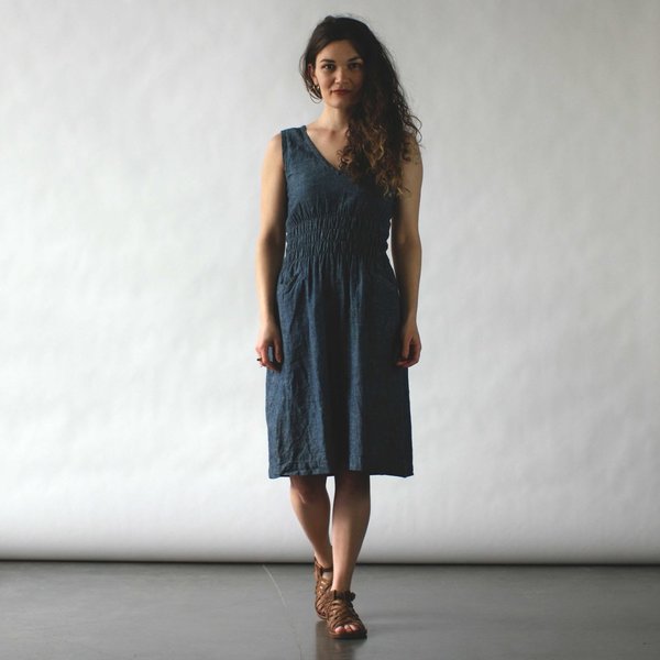 modaspia Fiji Dress - Denim | Garmentory