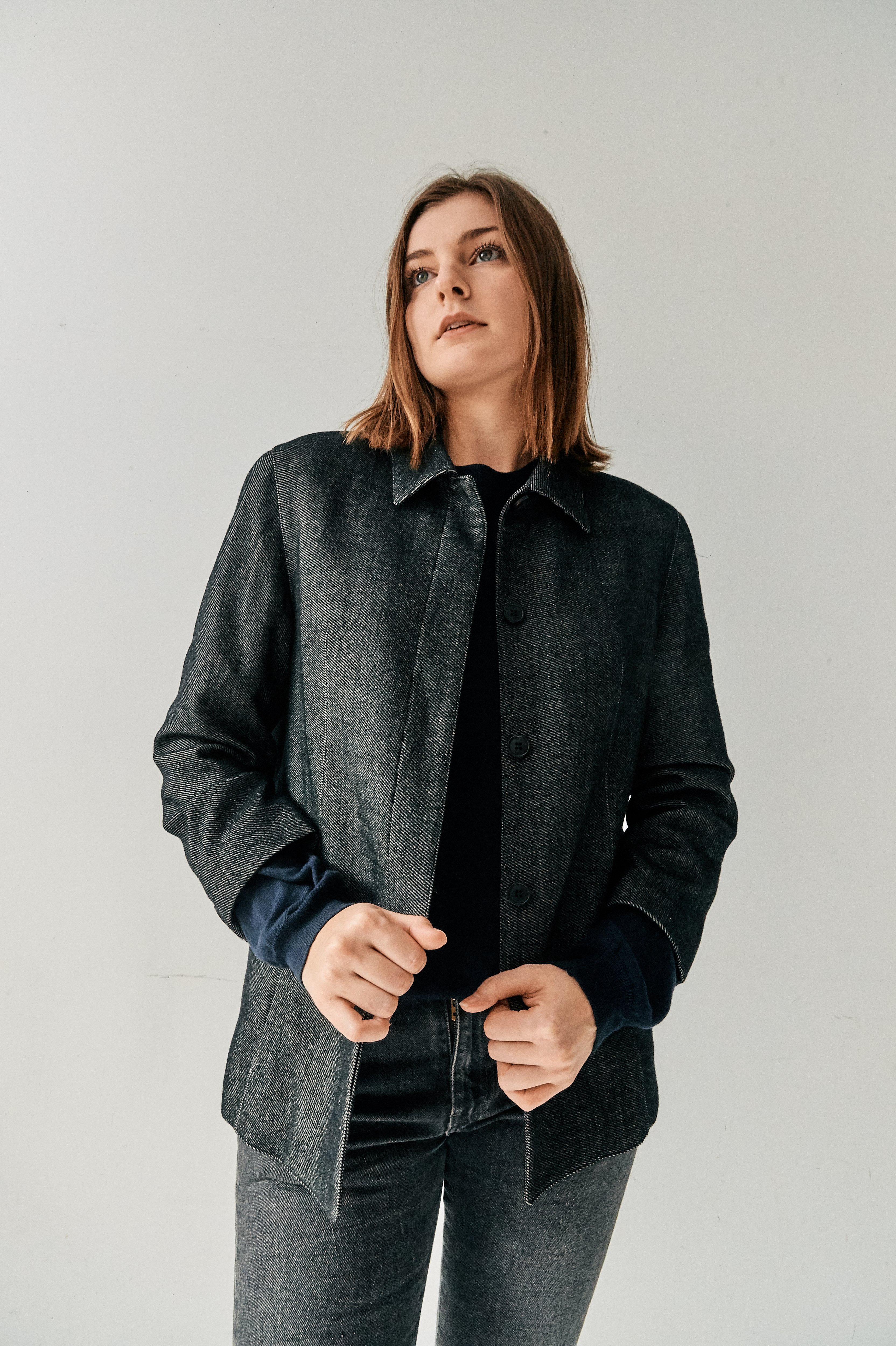 calvin klein knit jacket