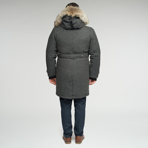Arctic Bay Antarctica Wool Parka Navy