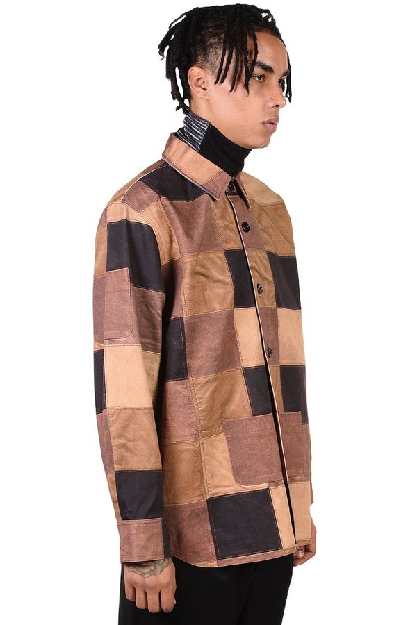 ANDERSSON BELL Leather Patchwork Print 