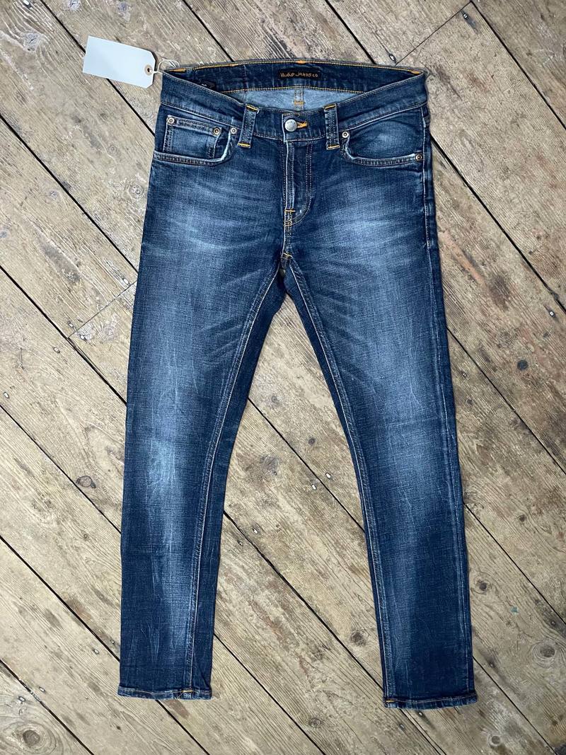 Denim Nudie Long John Nudie 'Long John' Blue Faded Jeans W32 L32