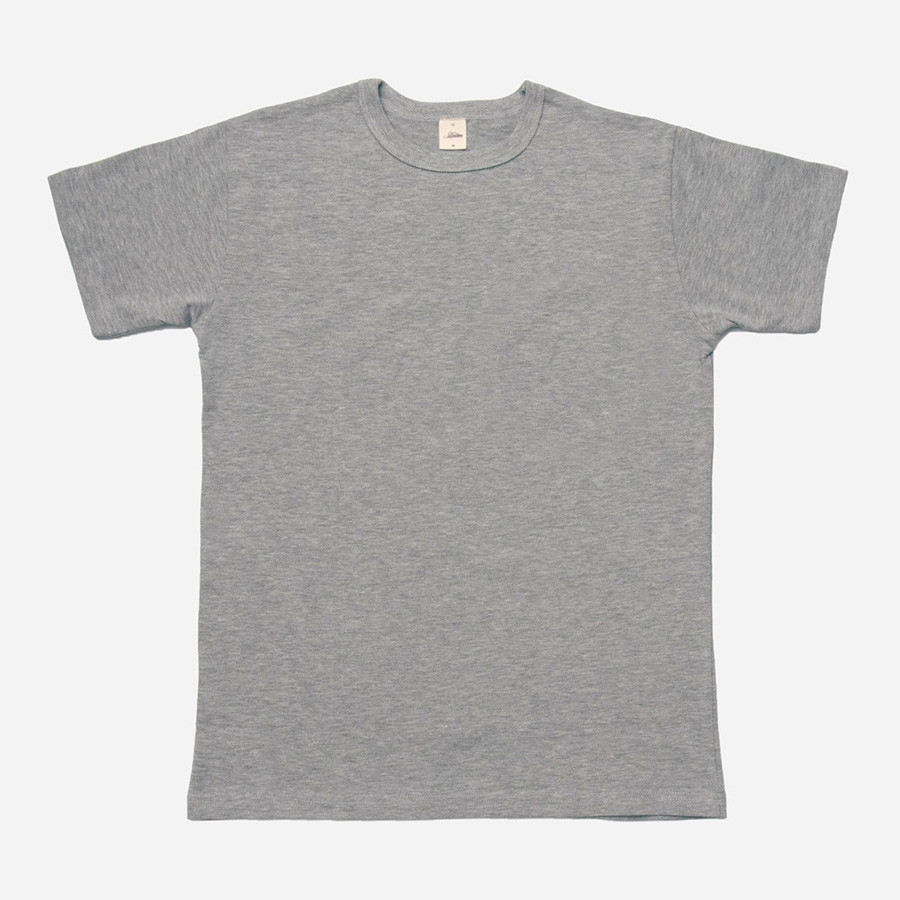 3Sixteen Heavyweight Plain TShirt Heather Grey Garmentory