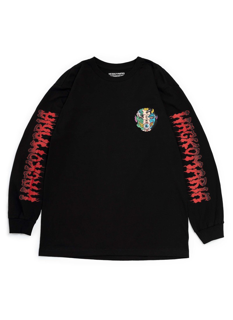WACKO MARIA GUILTY PARTIES TIM LEHI L/S CREW NECK TYPE-3 T-SHIRT 