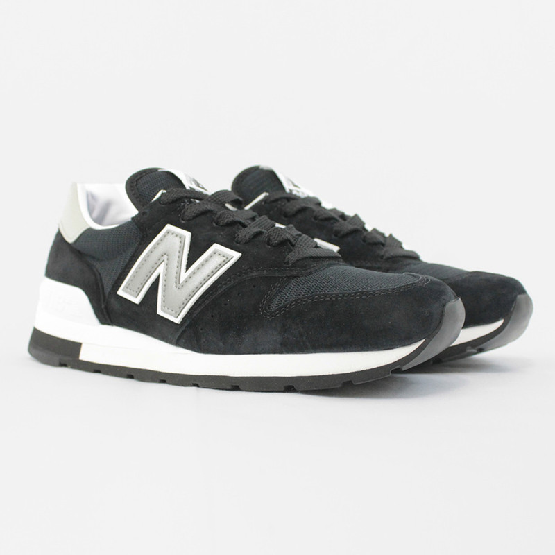New Balance M995CHB Made in the USA - Black/Silver | Garmentory New Balance M995CHB Made in the USA - Black/Silver | Garmentory