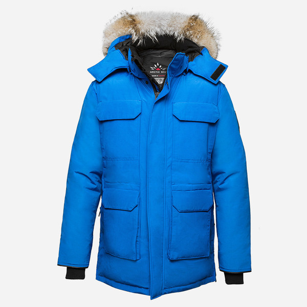 Arctic Bay Nunavut Long Parka Royal Blue Garmentory