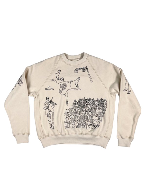 トップス samuel zelig ballet crewneck [S] Ballet Crewneck - Cloud Grey – Samuel Zelig