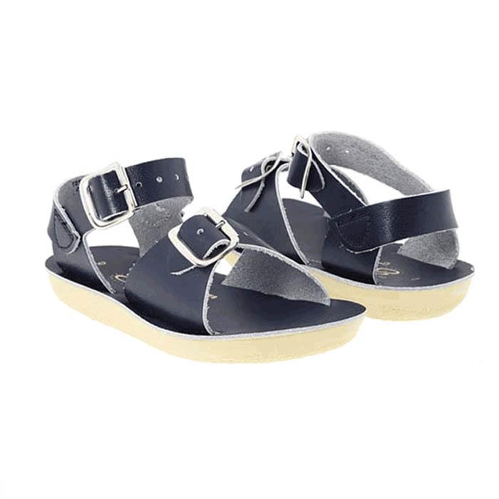 Kids Saltwater Sandals Salt Water Child Surfer Sandals Navy Blue