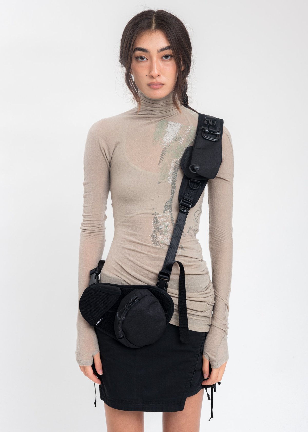 Hyein Seo Convertible Cross Bag - Black | Garmentory