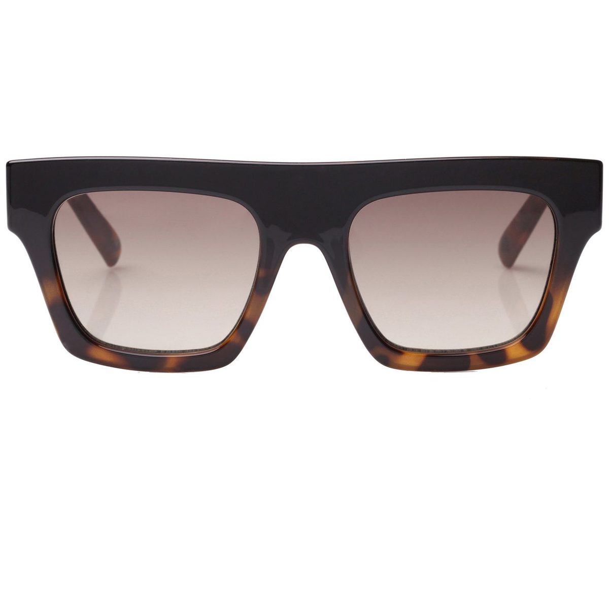 Le Specs Subdimension Sunglasses Oh Damn! Black Uni-Sex Rectangle Sunglasses | Le Specs main image 4