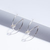 Metalepsis Projects hoop earrings - sterling silver  - Thumbnail 3