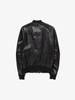 Yves Saint Laurent M Ziped Detailed Metall Leather Jacket - Black  - Thumbnail 2