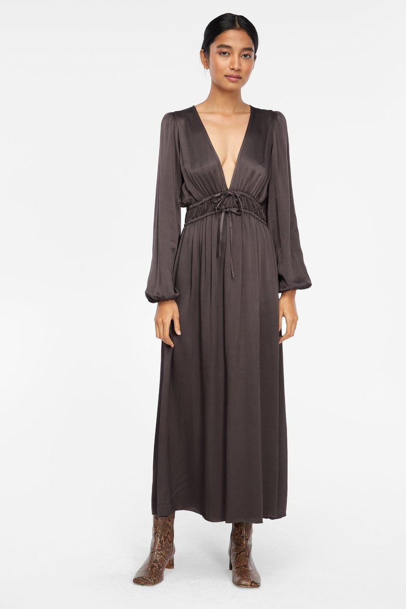 Lacausa Aurora Dress - Charcoal | Garmentory