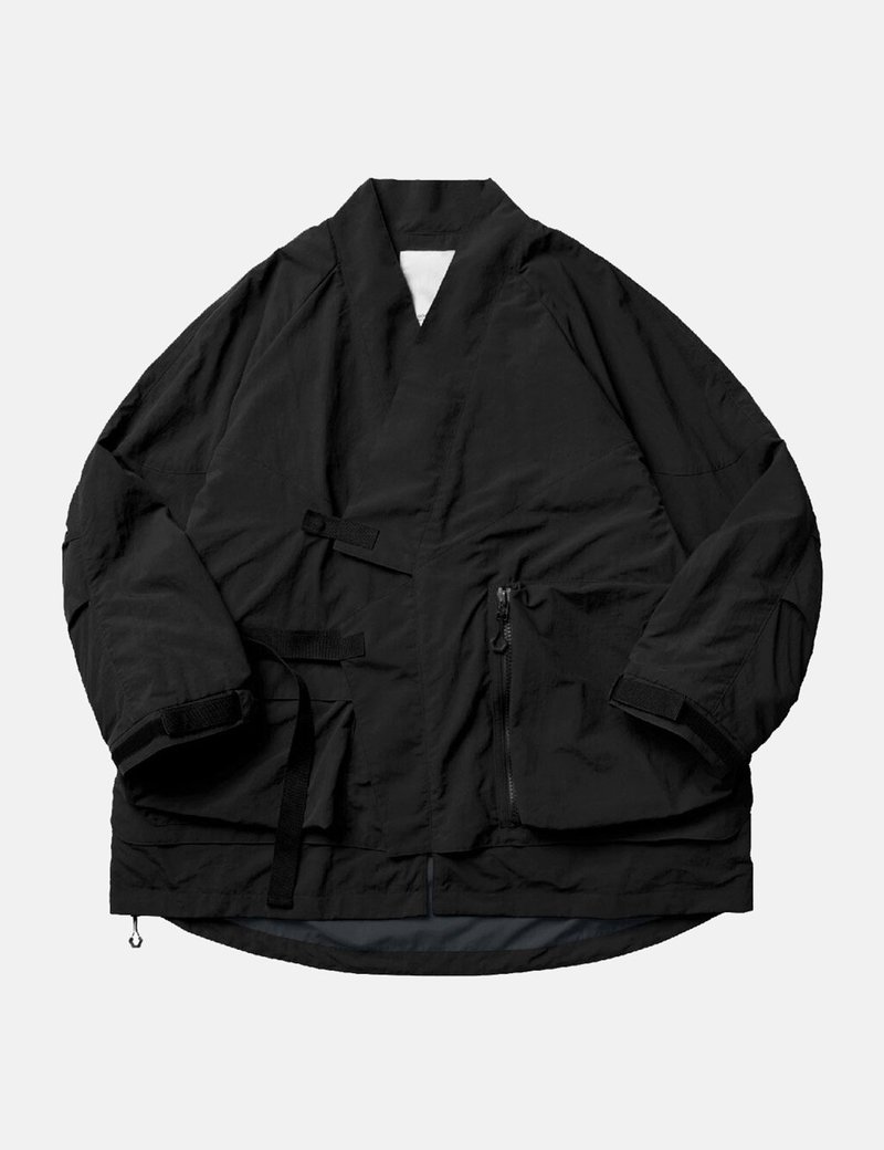 GOOPiMADE VO-01 Tech Utility Kimono Jacket - Black | Garmentory