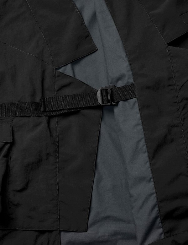 GOOPiMADE VO-01 Tech Utility Kimono Jacket - Black | Garmentory