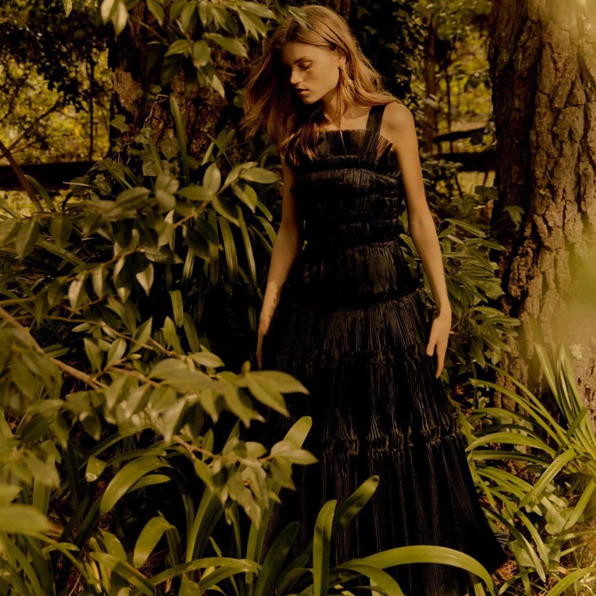 Aje Jacinto Pleated Midi Dress | Garmentory