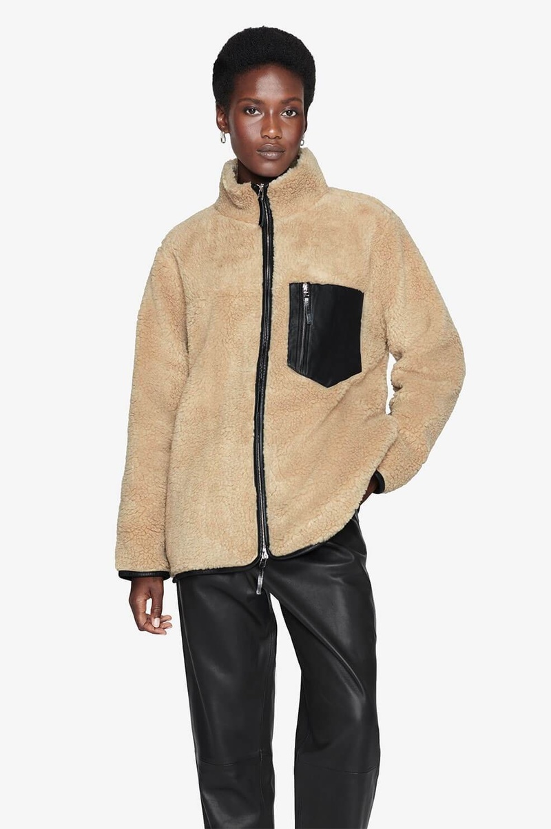 Anine Bing Ryder Jacket - Camel | Garmentory