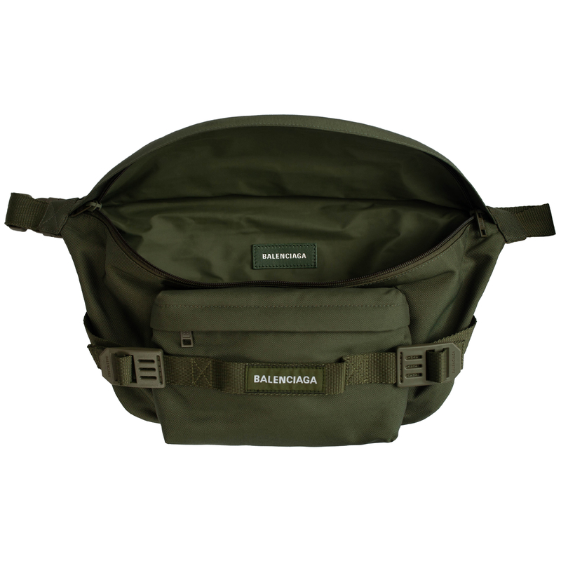 Waist Bag Balenciaga Green Belt Balenciaga Army Beltbag Khaki