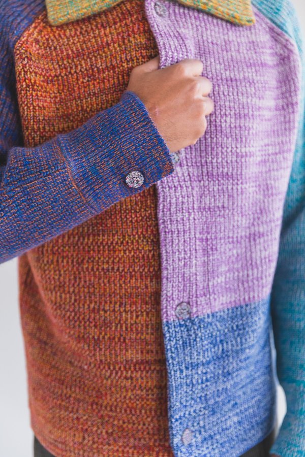 Waste Yarn Project Una One Of A Kind Recycled Yarn Sweater