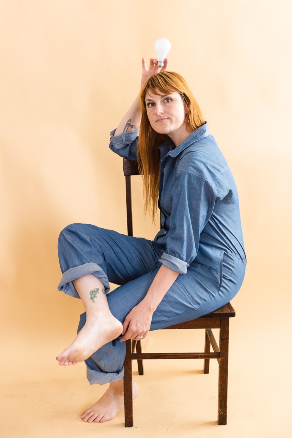 Altar Houseline Cassie Coverall - Denim Chambray - Image 2 of 15