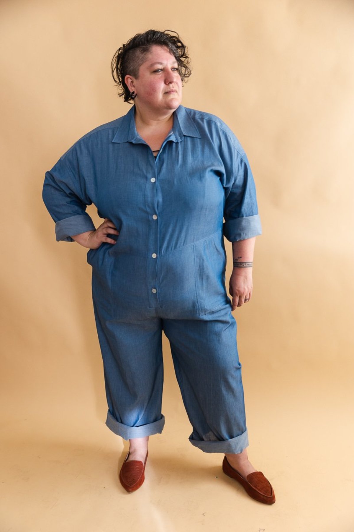 Altar Houseline Cassie Coverall - Denim Chambray - Image 6 of 15