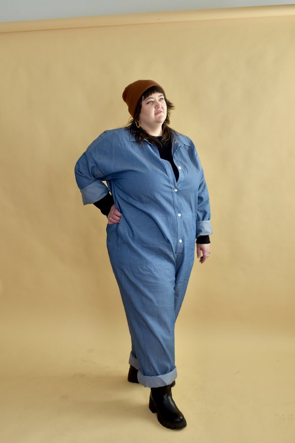 Altar Houseline Cassie Coverall - Denim Chambray