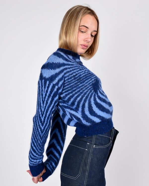 Paloma Wool Matrix Sweater Dark Navy Garmentory