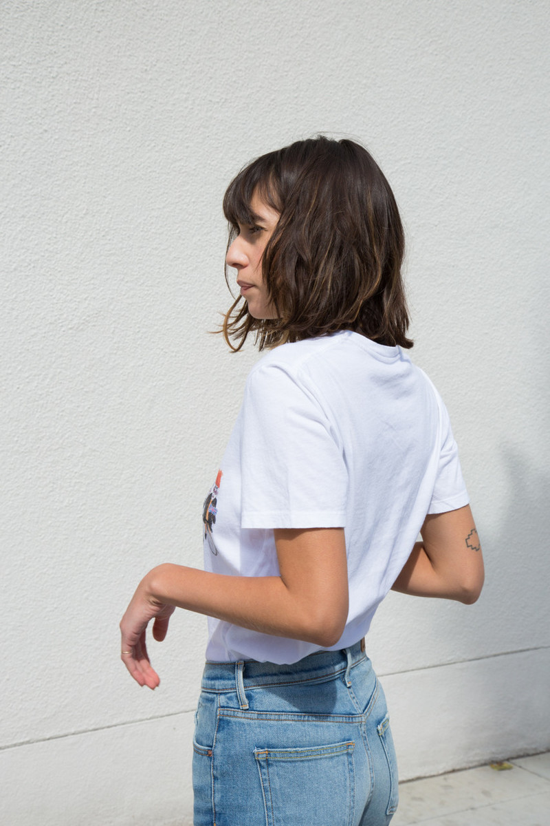 【Unfortunate Portrait】WINTOUR DE FRANCE Boyfriend Tシャツ wintour-de-france-tee-white-