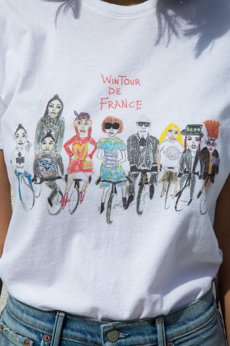Unfortunate Portrait Wintour De France T-shirt | Garmentory