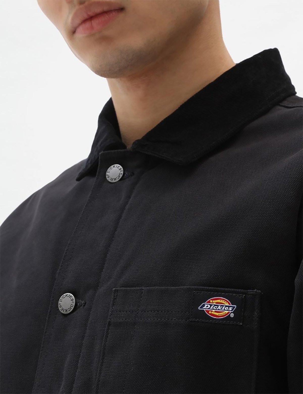 Dickies Duck Canvas Chore Coat - Black - Image 2 of 4