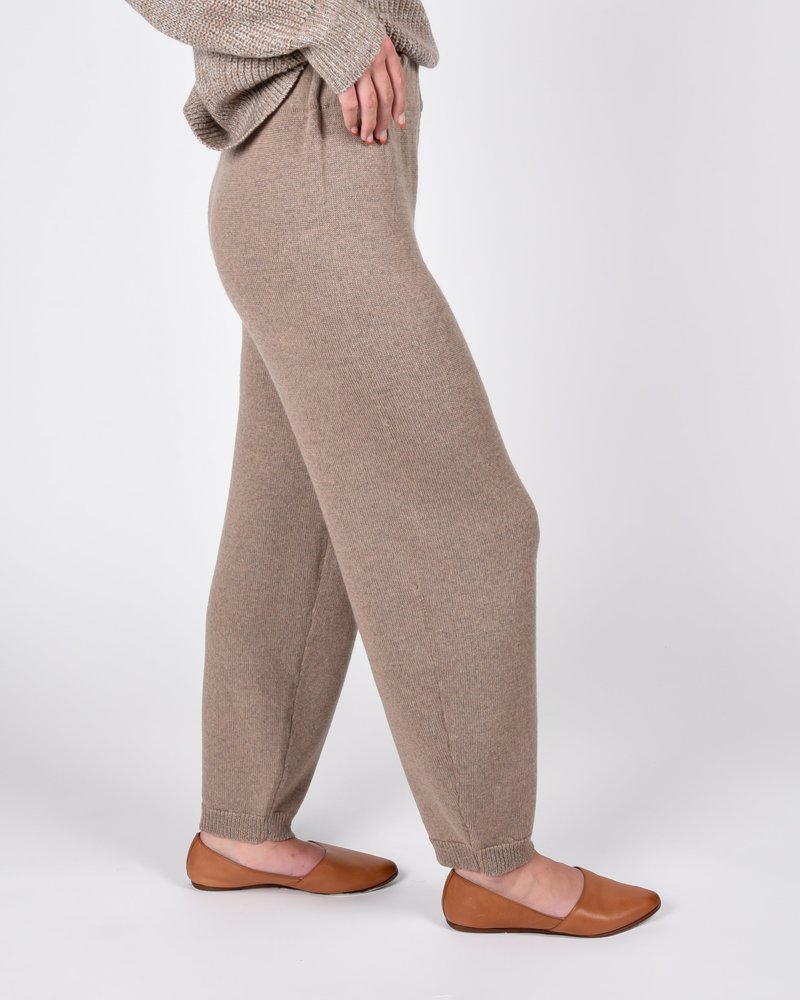 Micaela Greg Taper Sweatpant - Camel Micaela Greg Taper Sweatpant - Camel