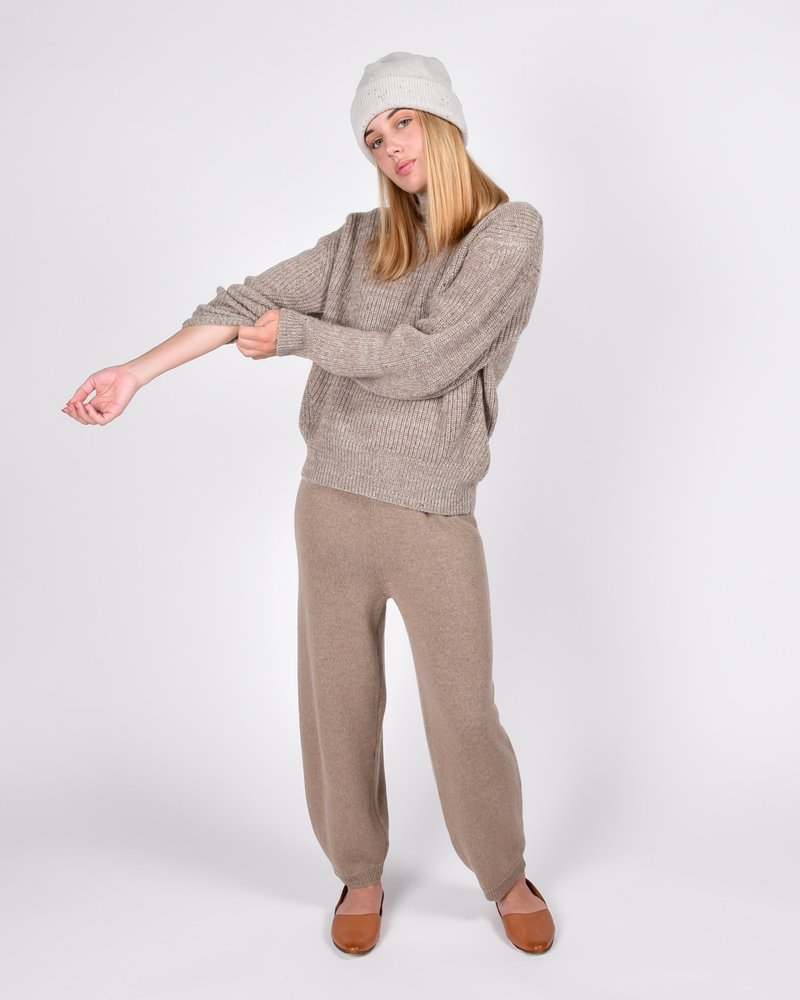 Micaela Greg Taper Sweatpant - Camel Micaela Greg Taper Sweatpant - Camel