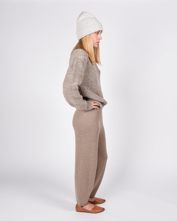 Micaela Greg Taper Sweatpant - Camel Micaela Greg Taper Sweatpant - Camel