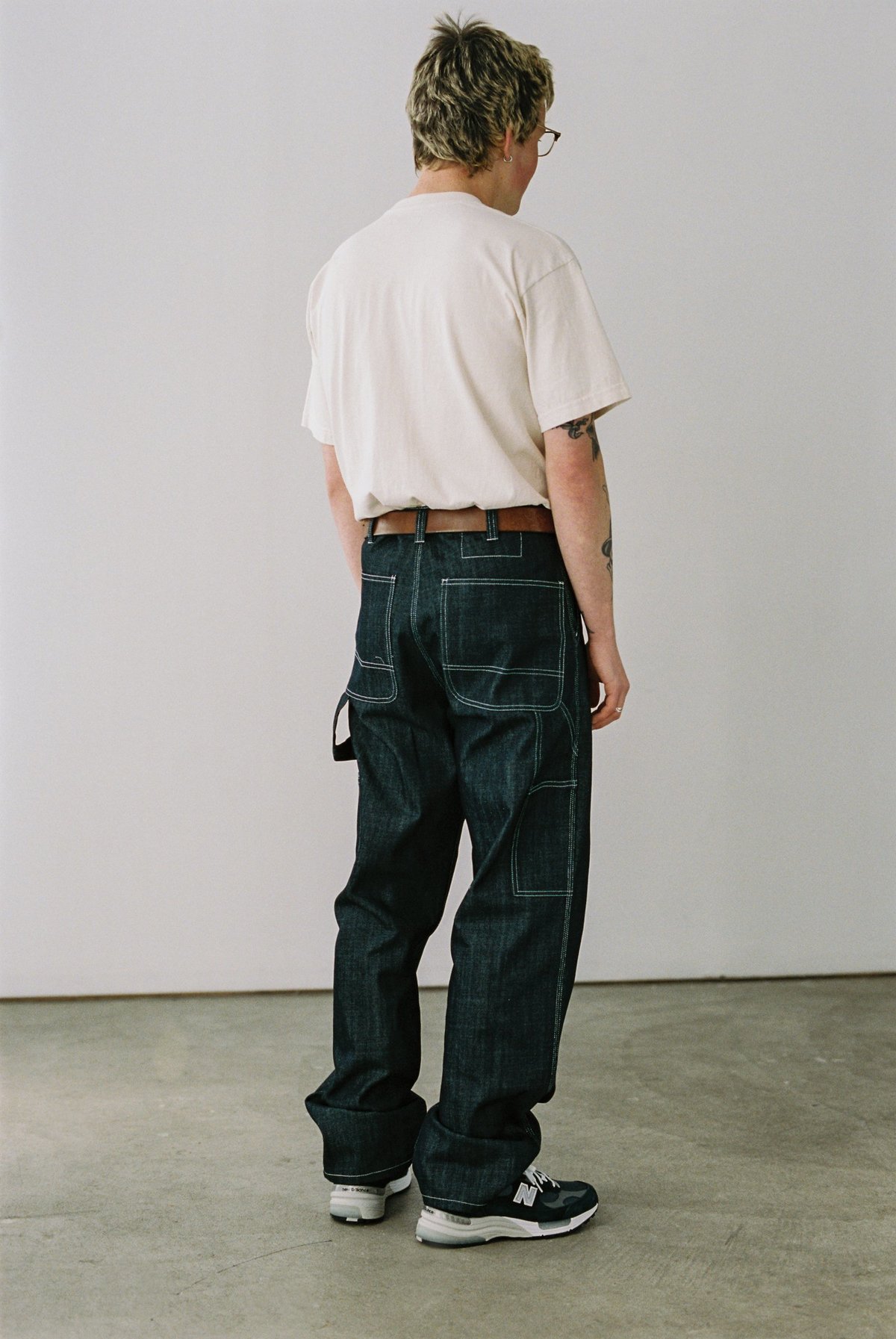 Camiel Fortgens Workers Pants - Long Blue Denim | Garmentory