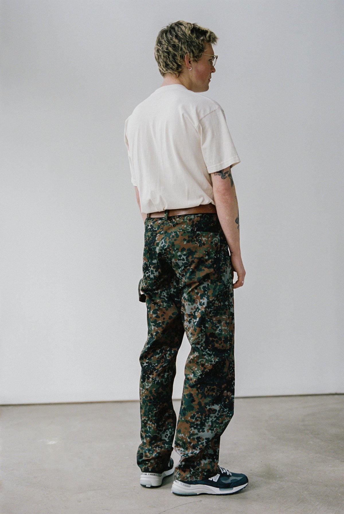 CAMIEL FORTGENS Worker Pants CAMO カモフラ