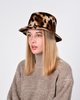Brookes Boswell Bucket hat - tiger shag felt - Thumbnail 1