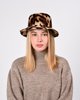 Brookes Boswell Bucket hat - tiger shag felt - Thumbnail 2