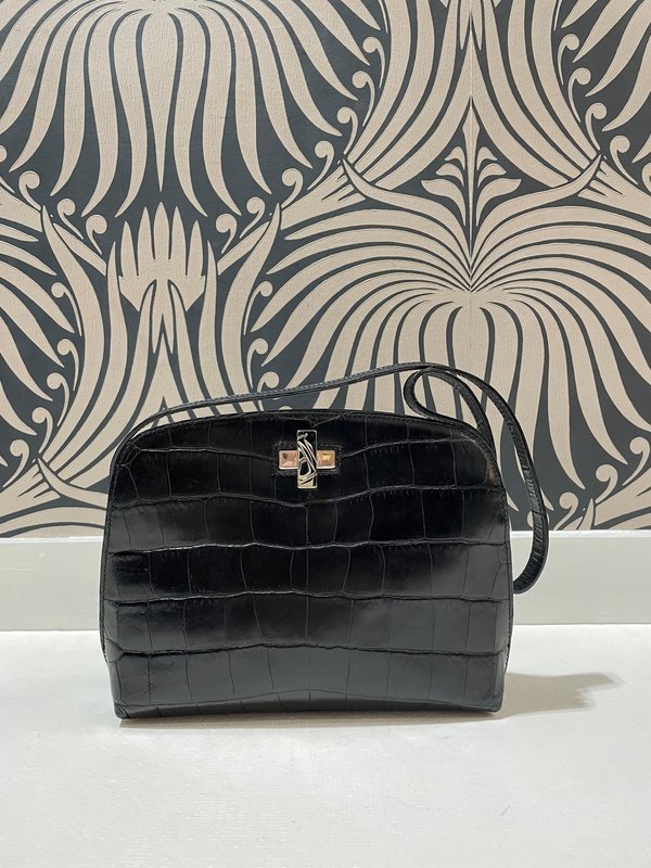 vintage Furla Vintage Handbag black Garmentory