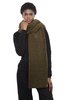Apparis Daphne Faux Shearling Scarf - Khaki - Thumbnail 1