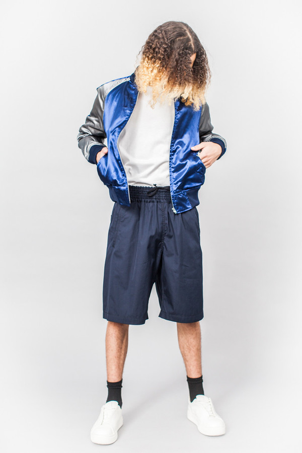 Comme Des Garçons SHIRT boys Souvenir Jacket Blue/Grey/Black