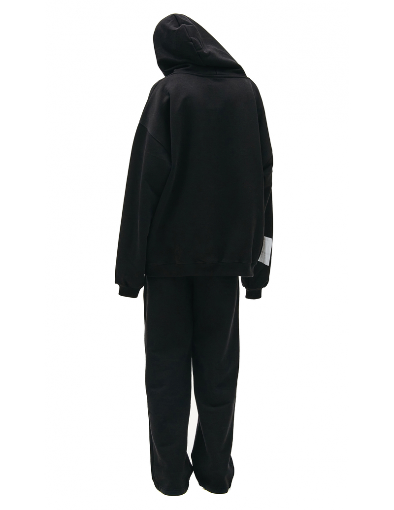 VETEMENTS Logo Label Hoodie sweater - black | Garmentory