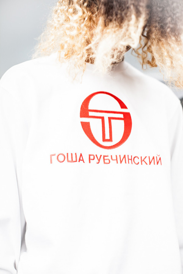 Gosha Rubchinskiy Sergio Tacchini Sweatshirt White | Garmentory