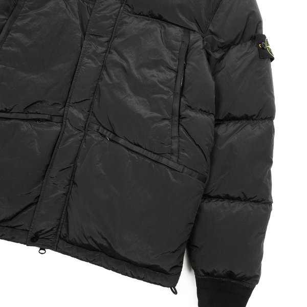 NYLON METAL DOWN-TC HOODED JACKET 