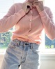 Vintage JACQUES DE LOUX Cashmere Cardigan - pink - Thumbnail 5