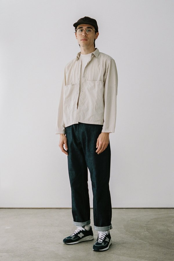 ends and means light shirts jacket シャツ ENDS and MEANS／Light Shirts Jacket【 Black 】 | CAMILOTA