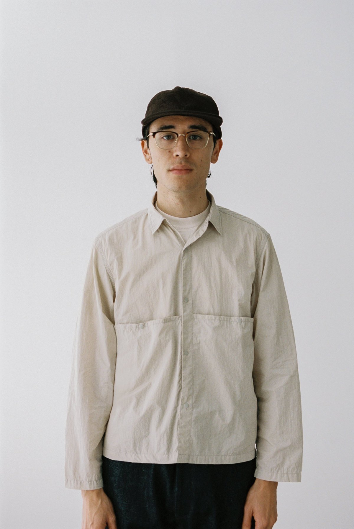 ENDS and MEANS Light Shirt Jacket - Light Beige | Garmentory