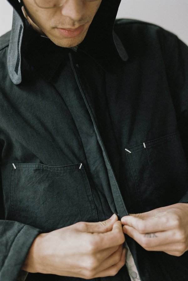 ENDS and MEANS Lined Cover All Jacket - Black | Garmentory