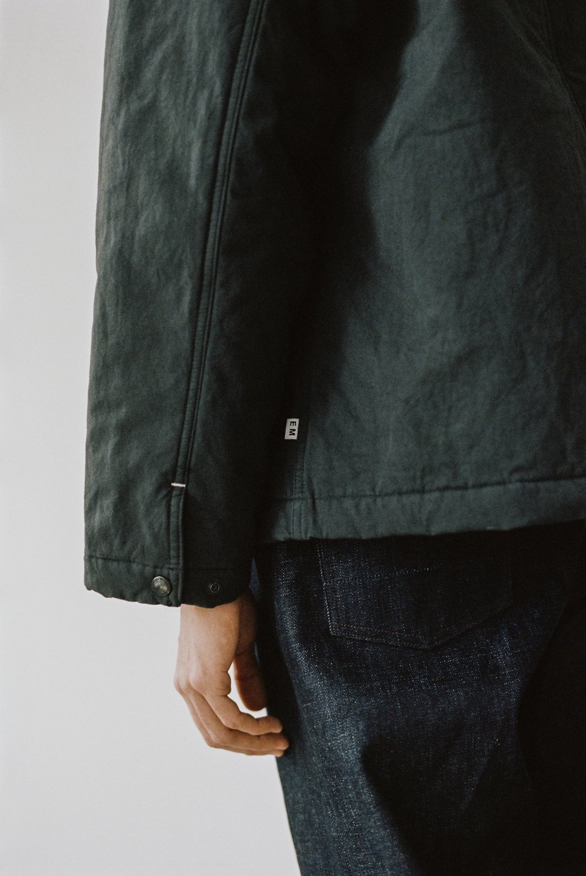 ENDS and MEANS Lined Cover All Jacket - Black | Garmentory