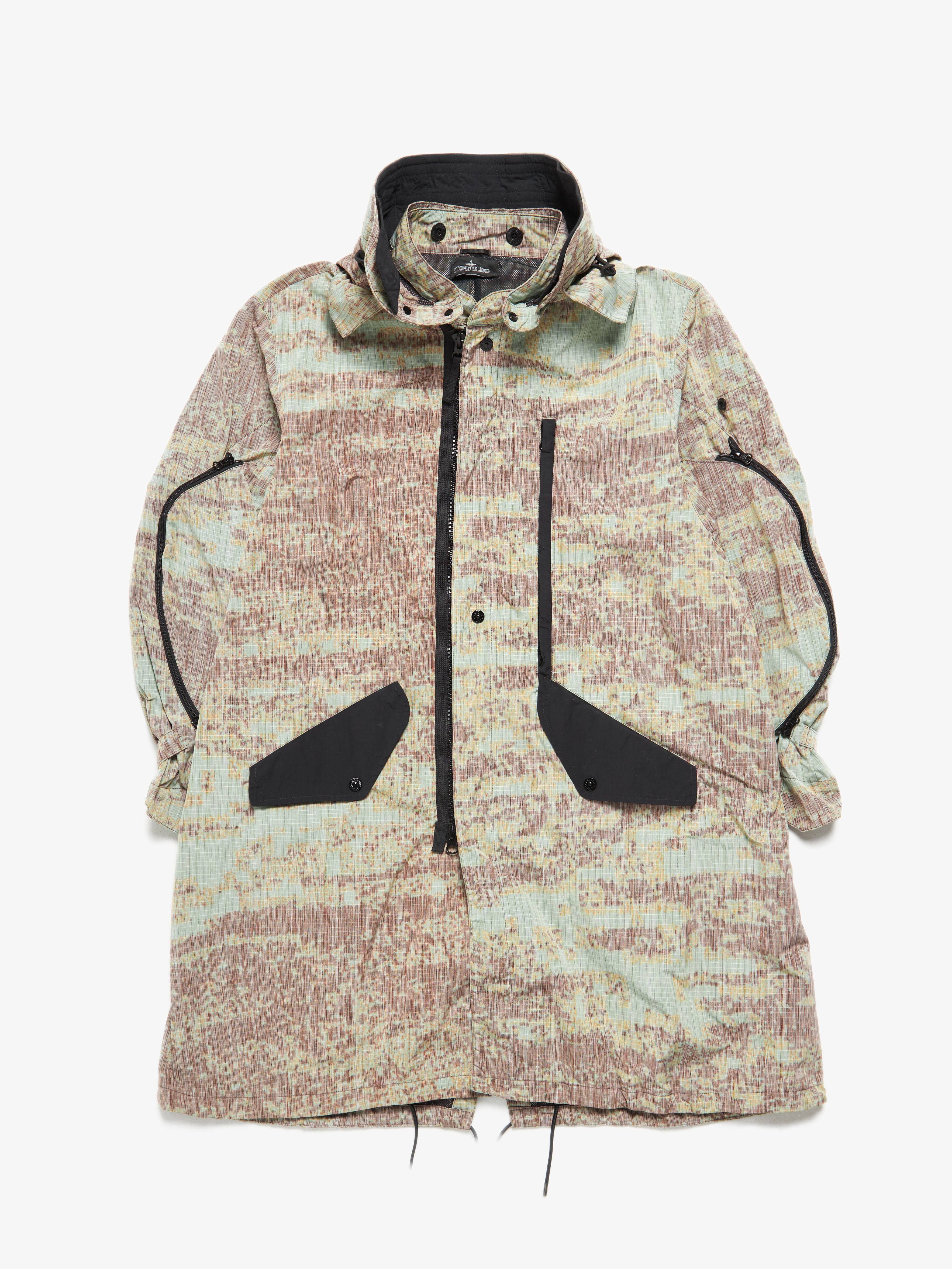 PRE - LOVED] Stone Island Shadow Project Camo Light Parka | Garmentory